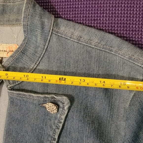 Military Style Denim jacket - Picture 3 of 11